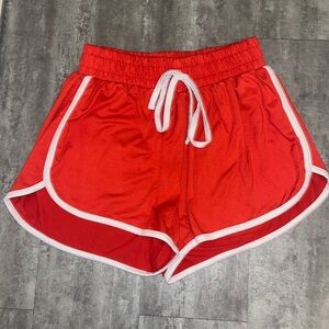 Red dolphin shorts